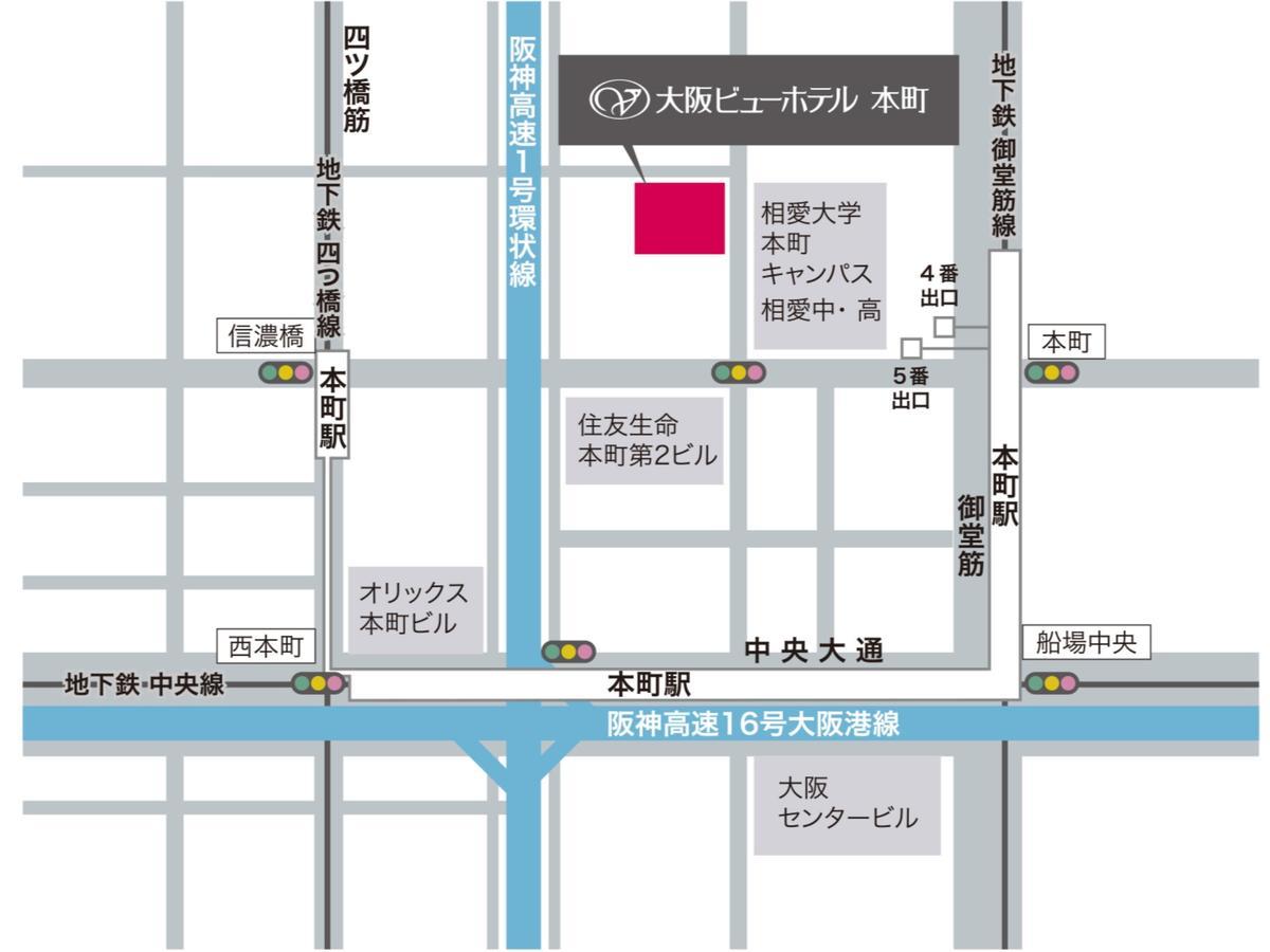 Osaka View Hotel Honmachi Ngoại thất bức ảnh